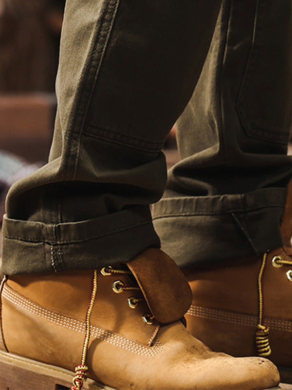 ROVESSA ROMA | PANTALONI IN COTONE UTILITY DA UOMO