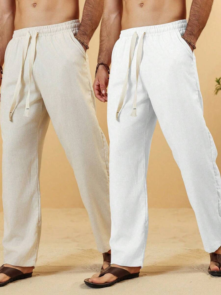 SIMONE | PANTALONI CROPPED IN LINO