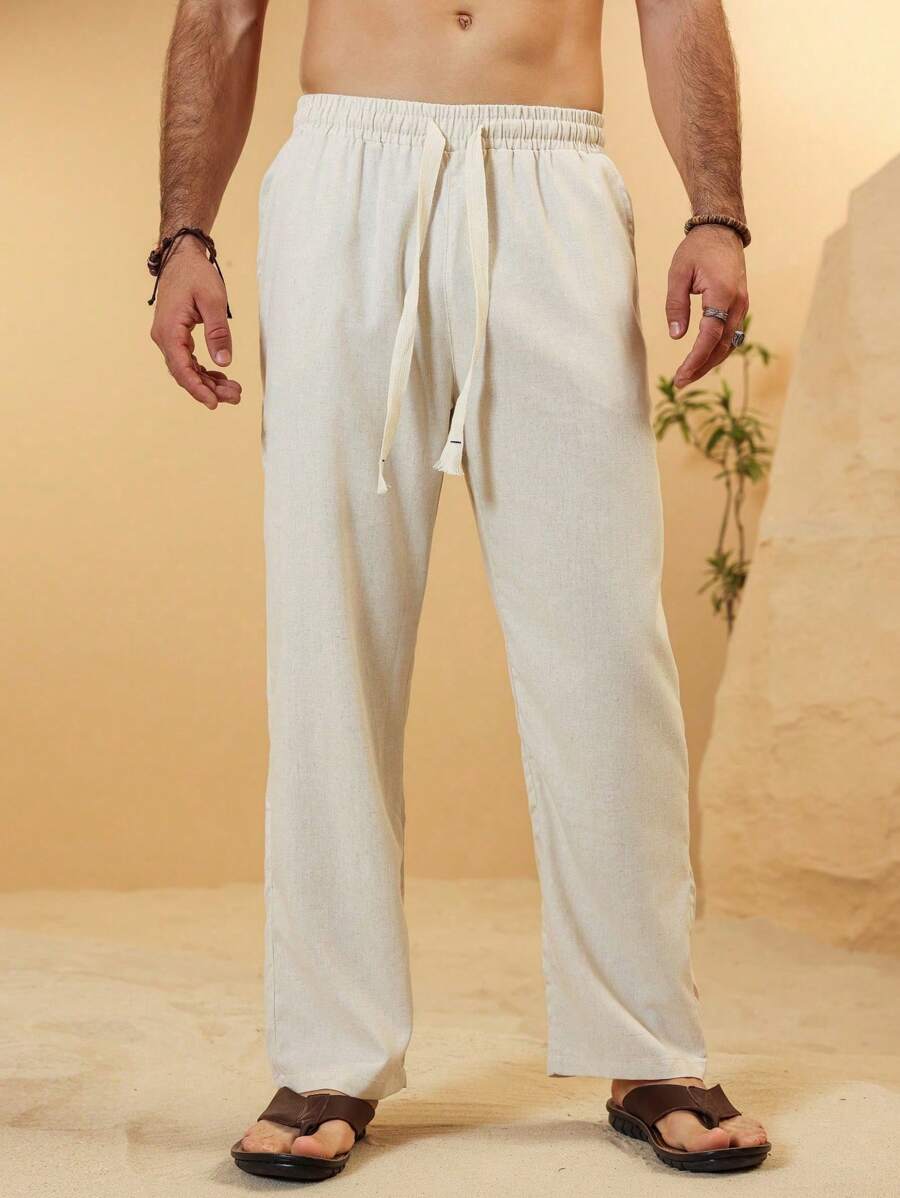 SIMONE | PANTALONI CROPPED IN LINO