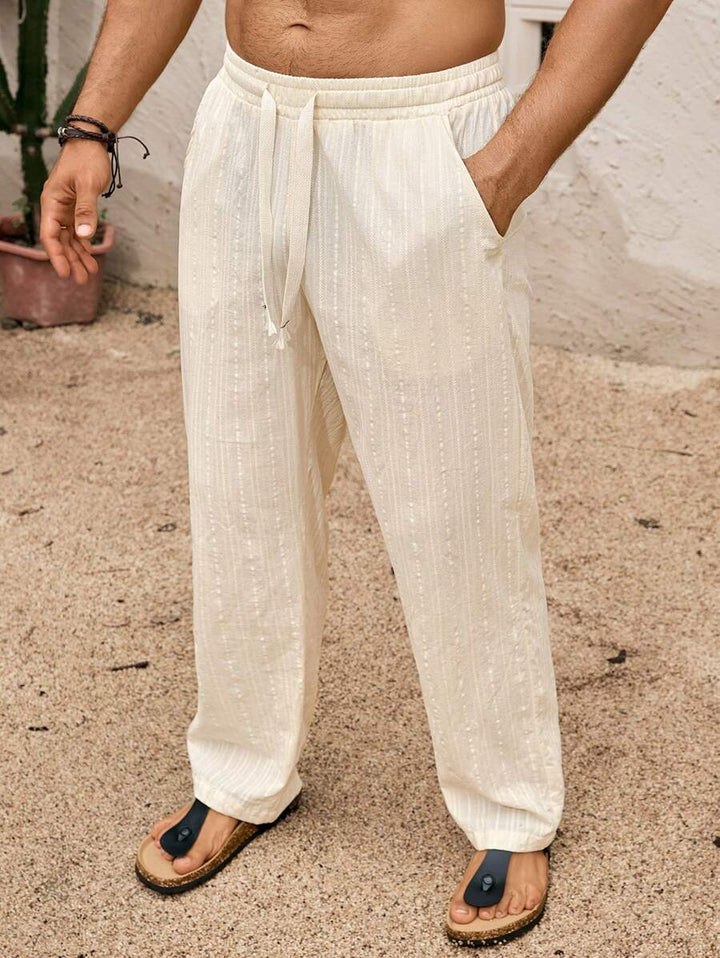 SIMONE | PANTALONI CROPPED IN LINO