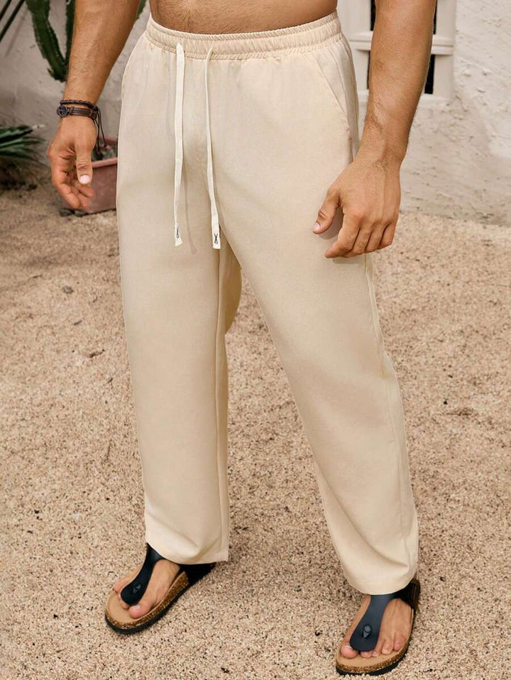 SIMONE | PANTALONI CROPPED IN LINO