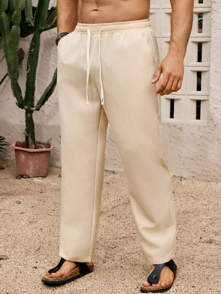 SIMONE | PANTALONI CROPPED IN LINO