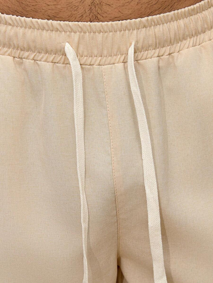 SIMONE | PANTALONI CROPPED IN LINO