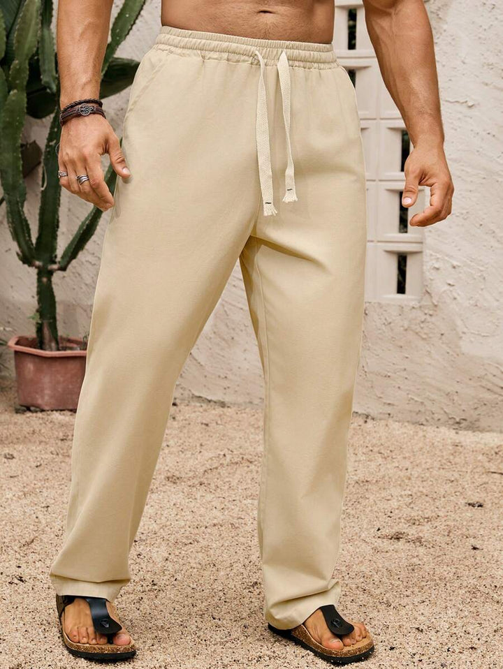 SIMONE | PANTALONI CROPPED IN LINO