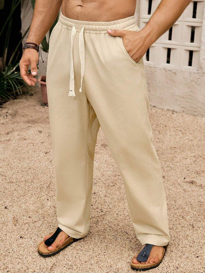 SIMONE | PANTALONI CROPPED IN LINO