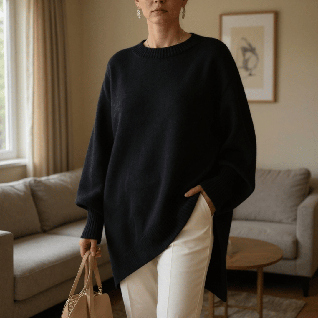 Mariella – Morbido maglione girocollo