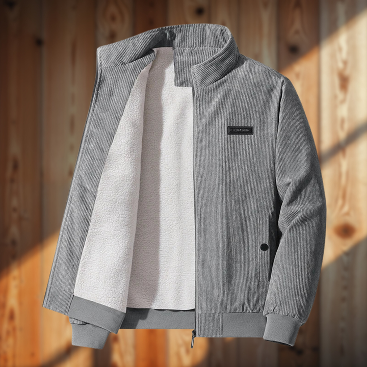 Giovanni | giacca in corda con fodera in pile