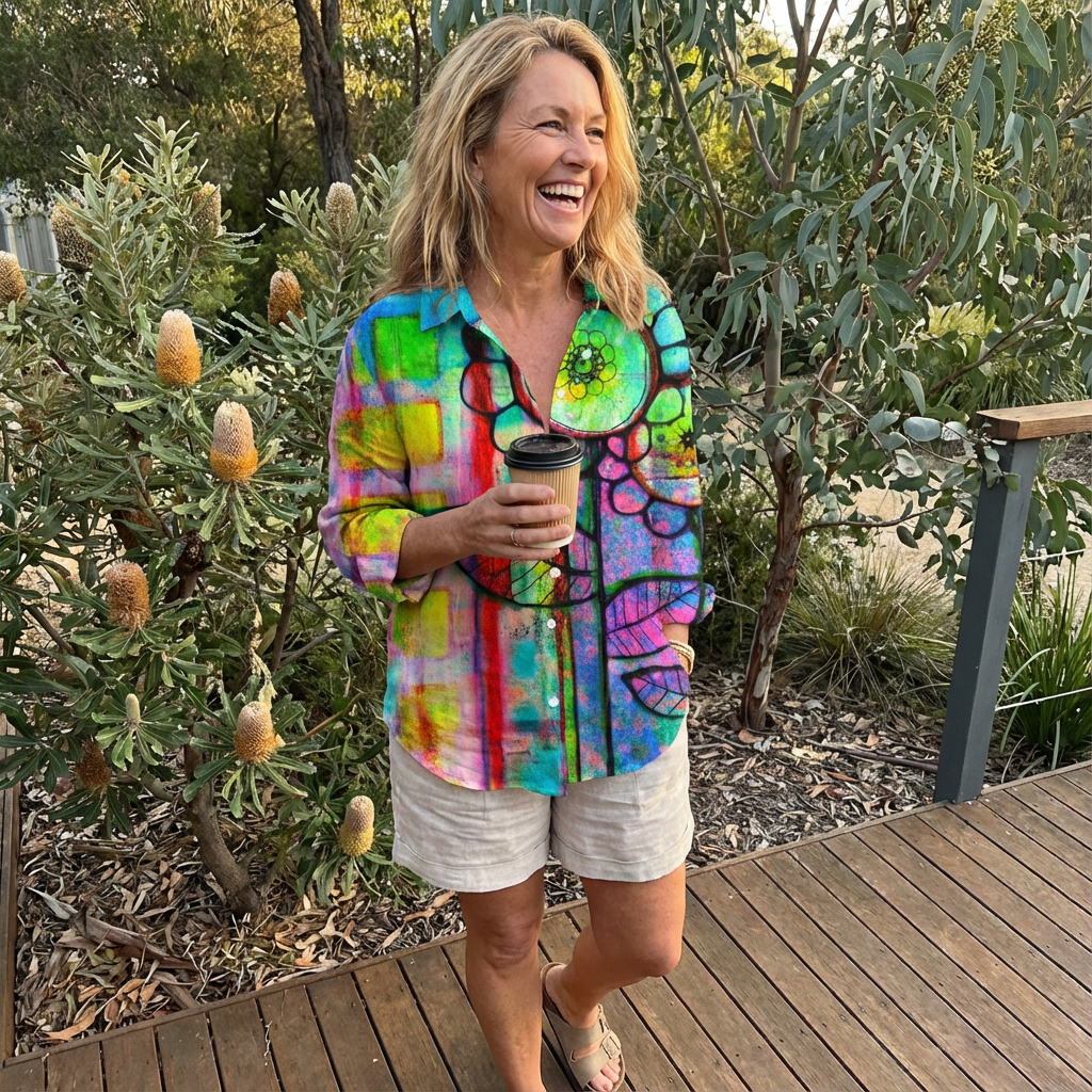 Fenna™ | Blouse Floraison Artistique