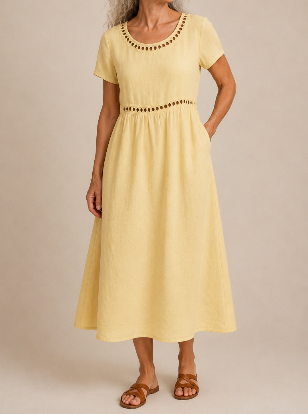 Amelia | Elegant Comfort Midi Dress