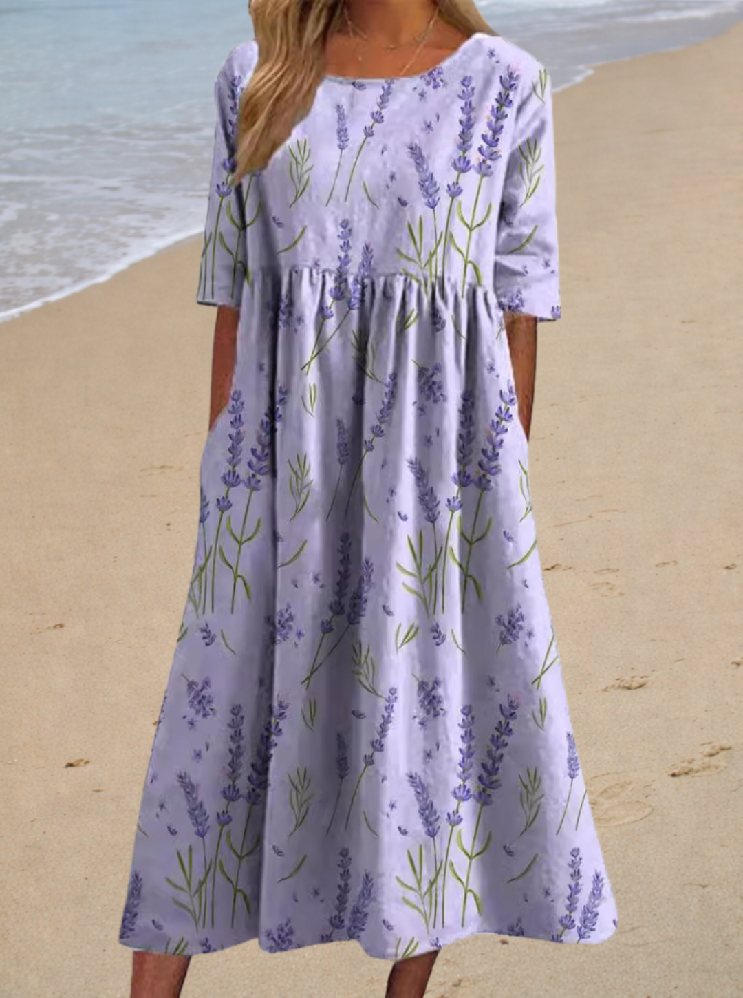 Margaret | Relaxed Printed Maxi Dress
