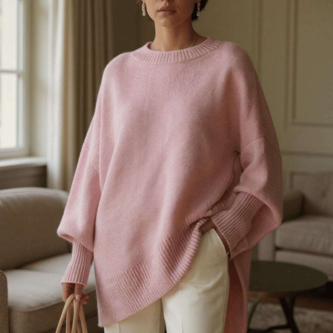 Mariella – Morbido maglione girocollo
