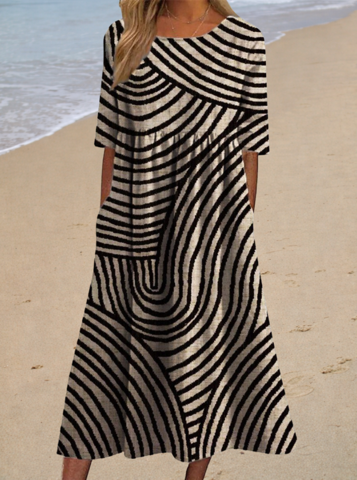 Margaret | Relaxed Printed Maxi Dress
