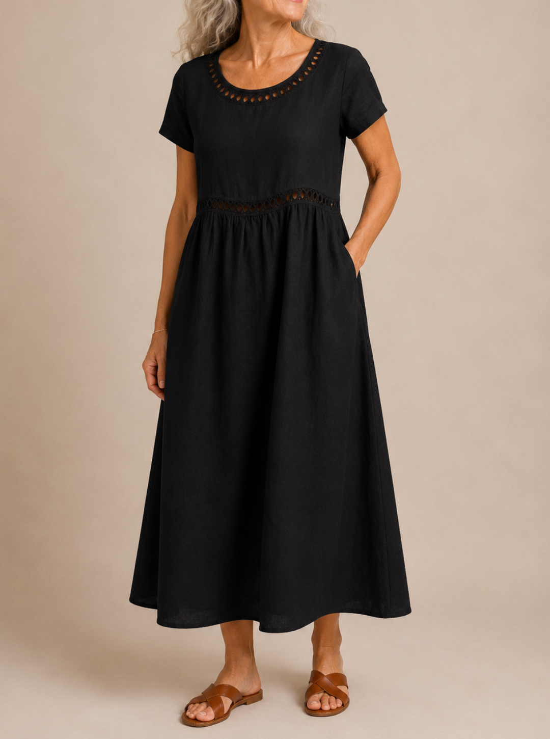 Amelia | Elegant Comfort Midi Dress