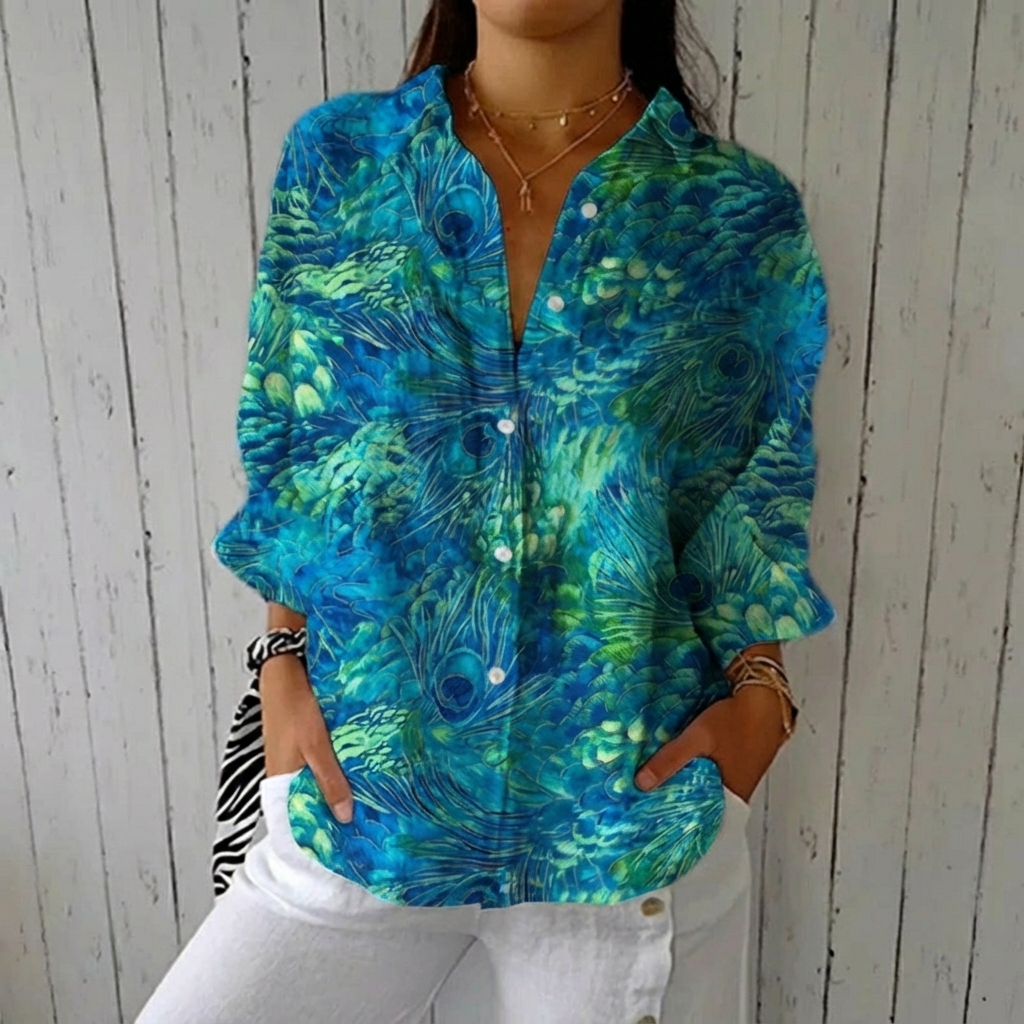 Florina™ | Blouse Grâce du Paon