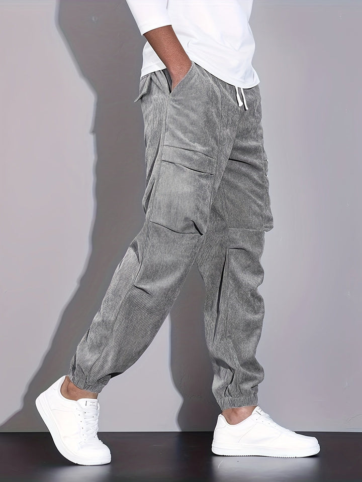 ROVESSA ROMA | PANTALONI CARGO IN CORDUROY