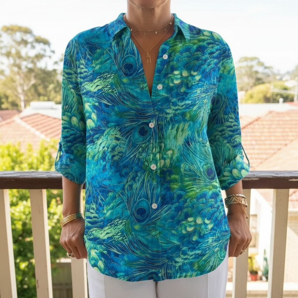 Florina™ | Blouse Grâce du Paon