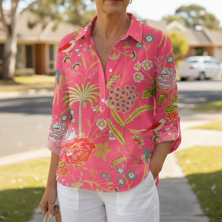 Floriana™ | Blouse Floraison Tropicale