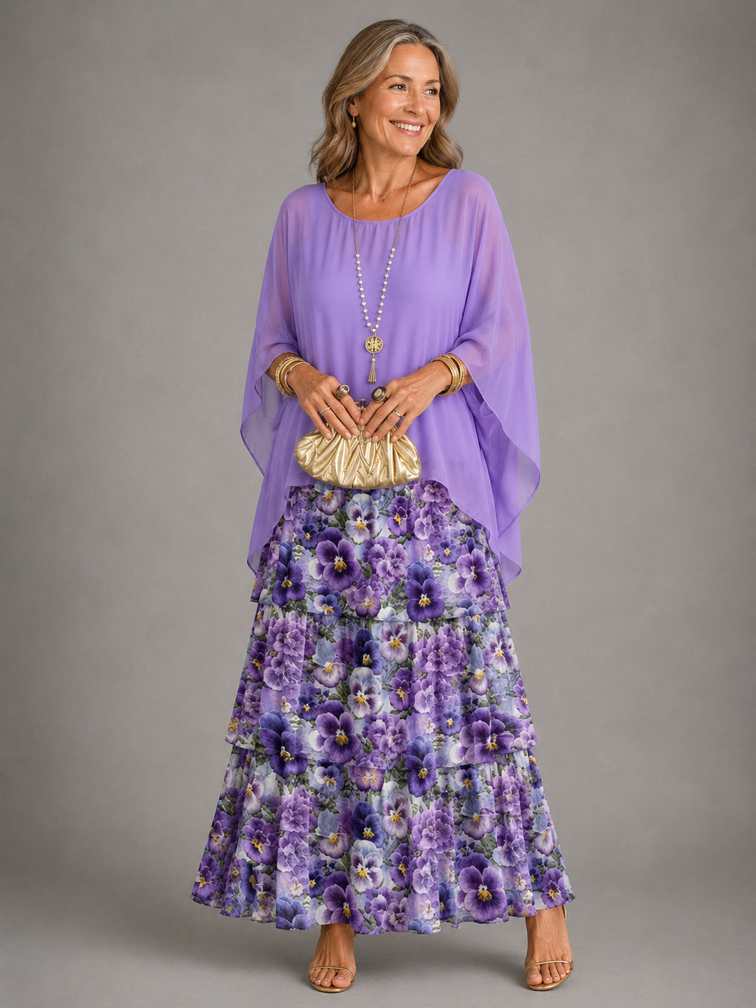 Lily | Elegant Flowing Maxi Dress