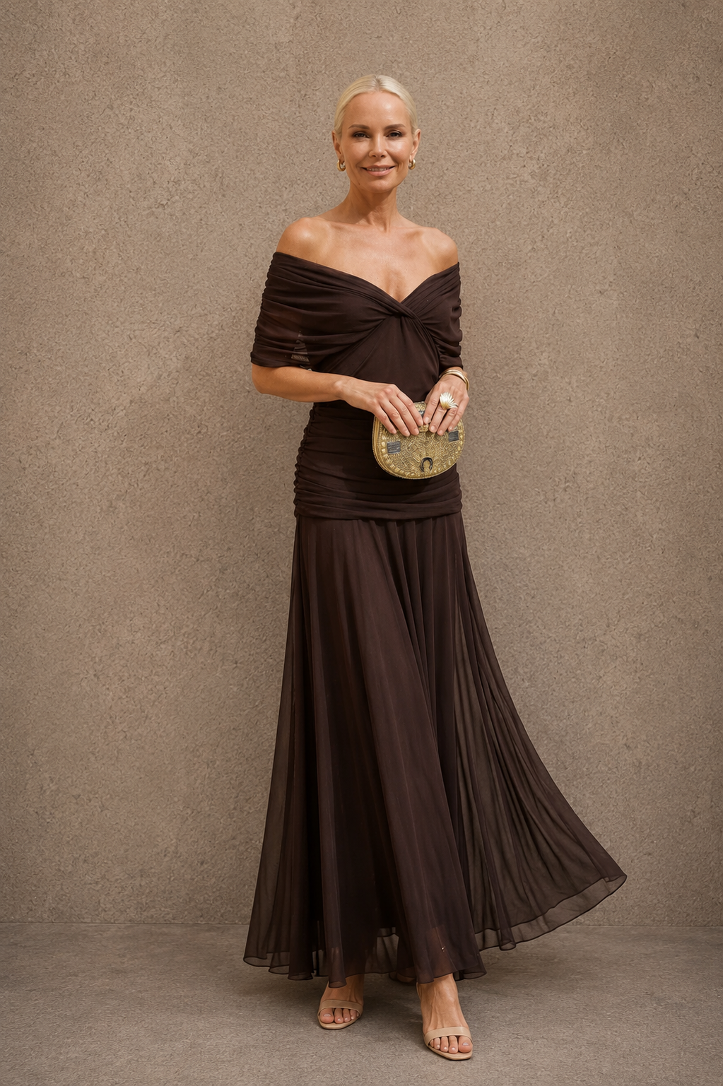 Celeste™ | Elegant Chiffon Evening Dress