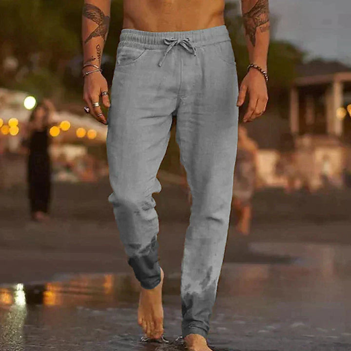 ROVESSA ROMA | PANTALONI DA SPIAGGIA IN LINO