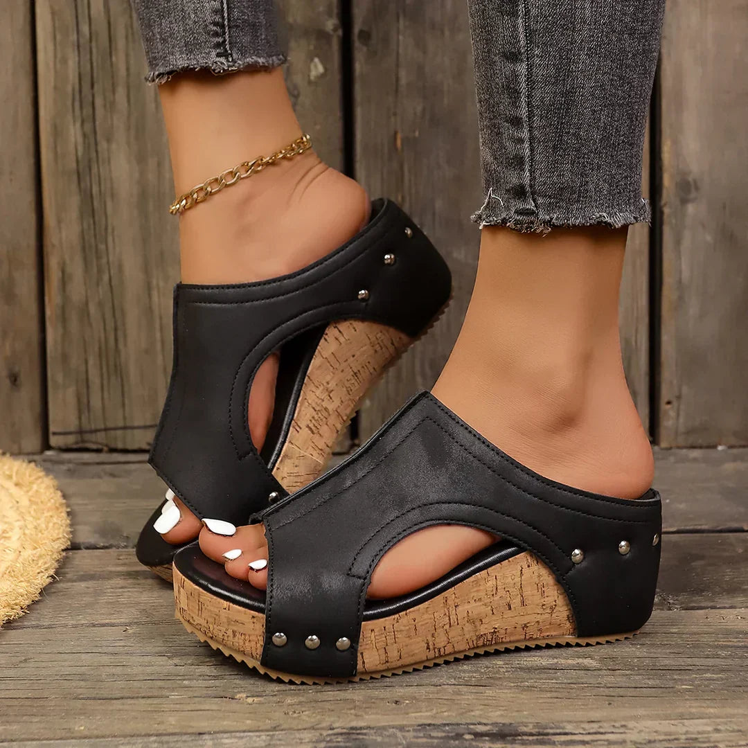Charlotte – Orthopedic Wedge Sandals