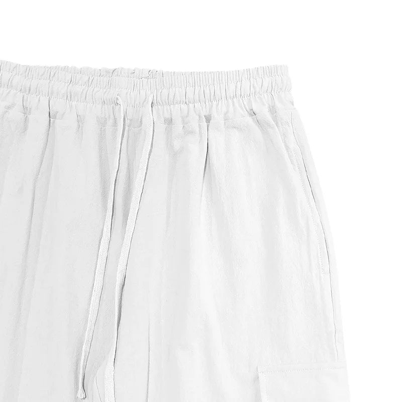 ROVESSA ROMA | PANTALONI CARGO IN LINO