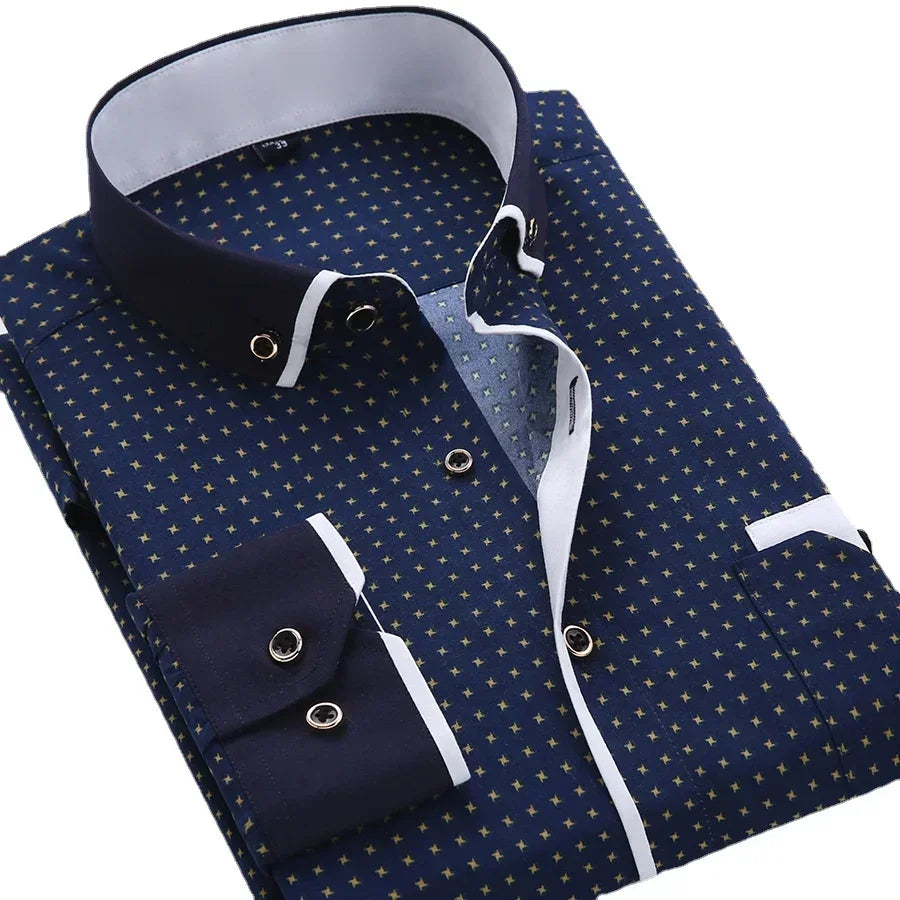 Alberto™ | Camisa clásica de manga larga