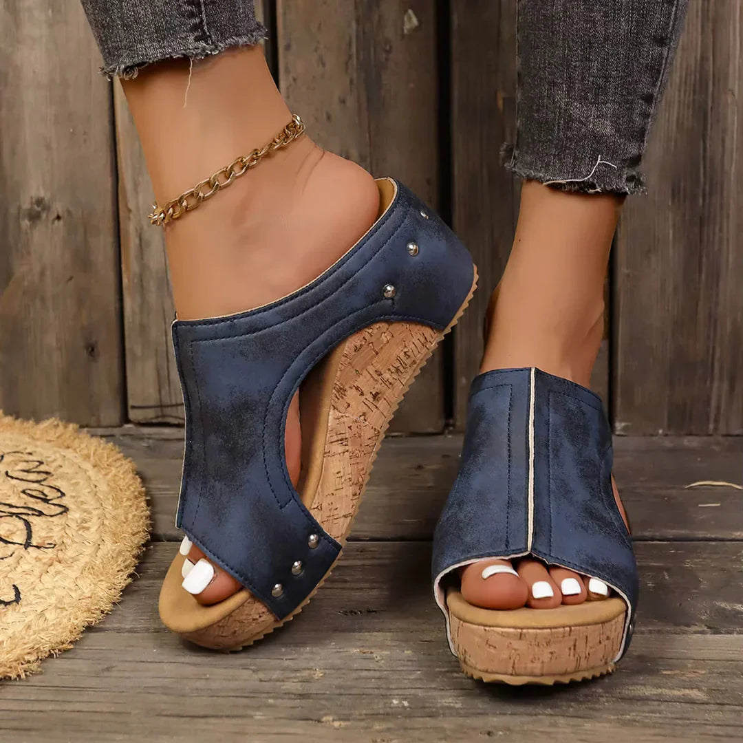 Charlotte – Orthopedic Wedge Sandals