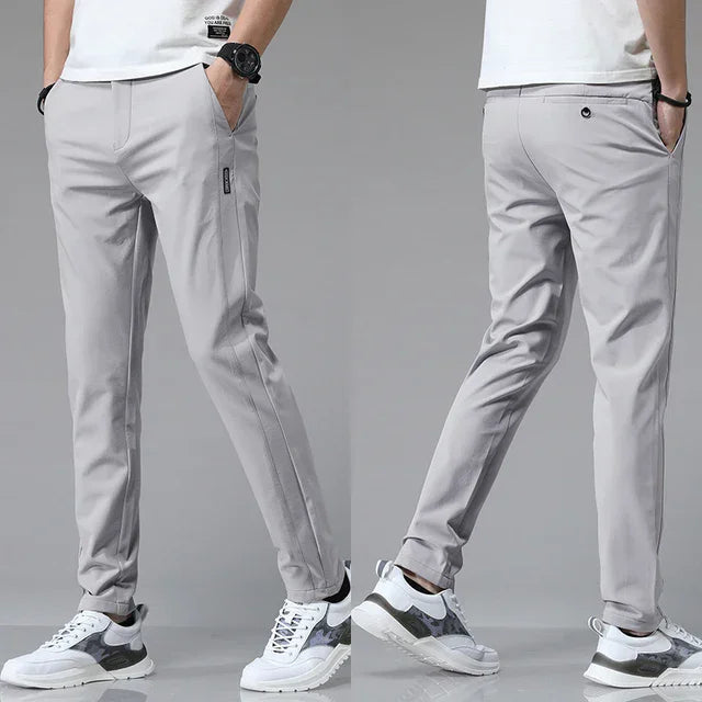 RICCARDO | PANTALONE SLIMFIT ULTRA LEGGERO PER ESTATE E SPORT