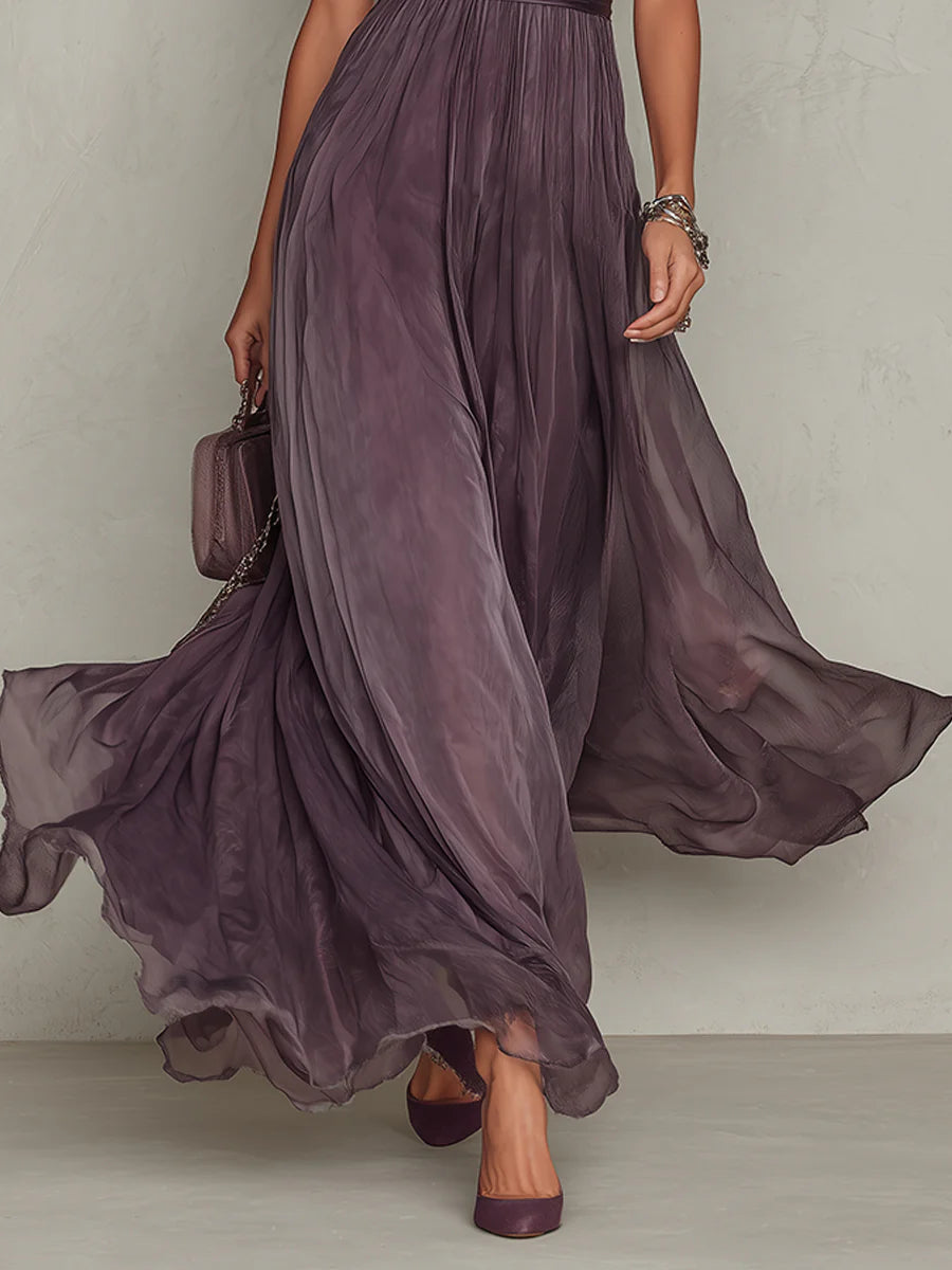 Gloria | Vestido largo morado