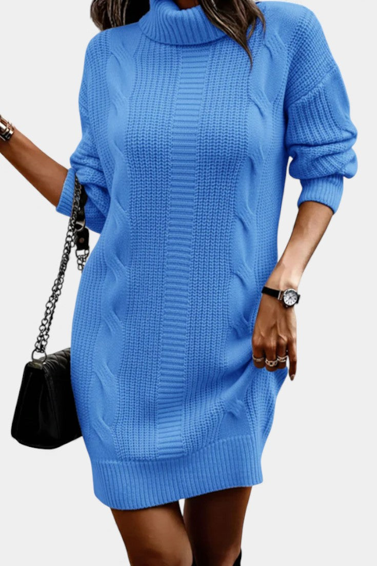 Maria | maglione caldo lavorato a maglia con collo alto