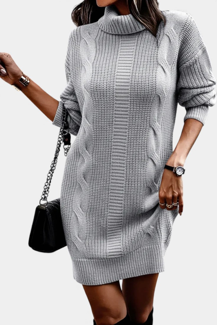 Maria | maglione caldo lavorato a maglia con collo alto