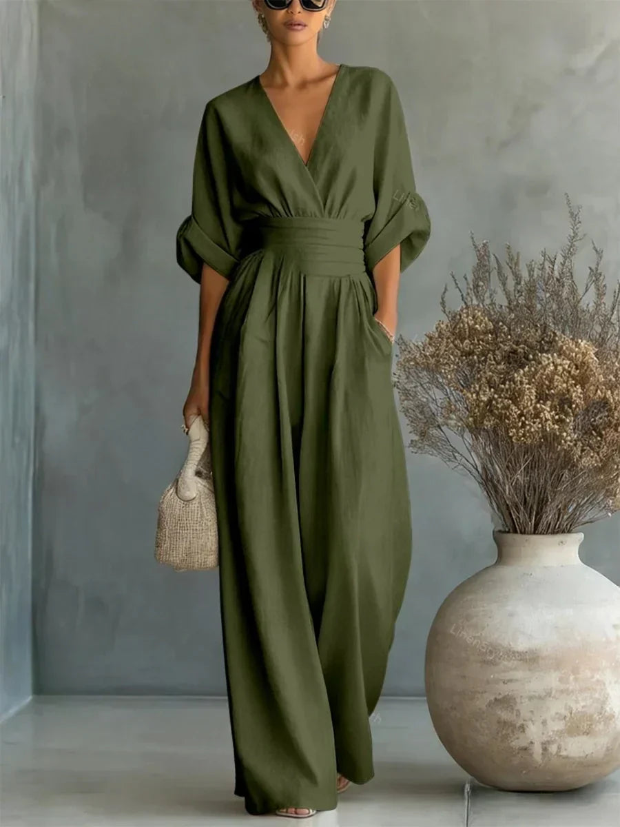 Rose™ V-Neck Jumpsuit
